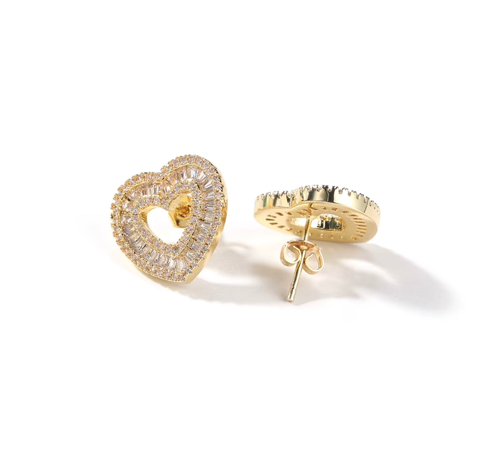 Heart On Ice Earring