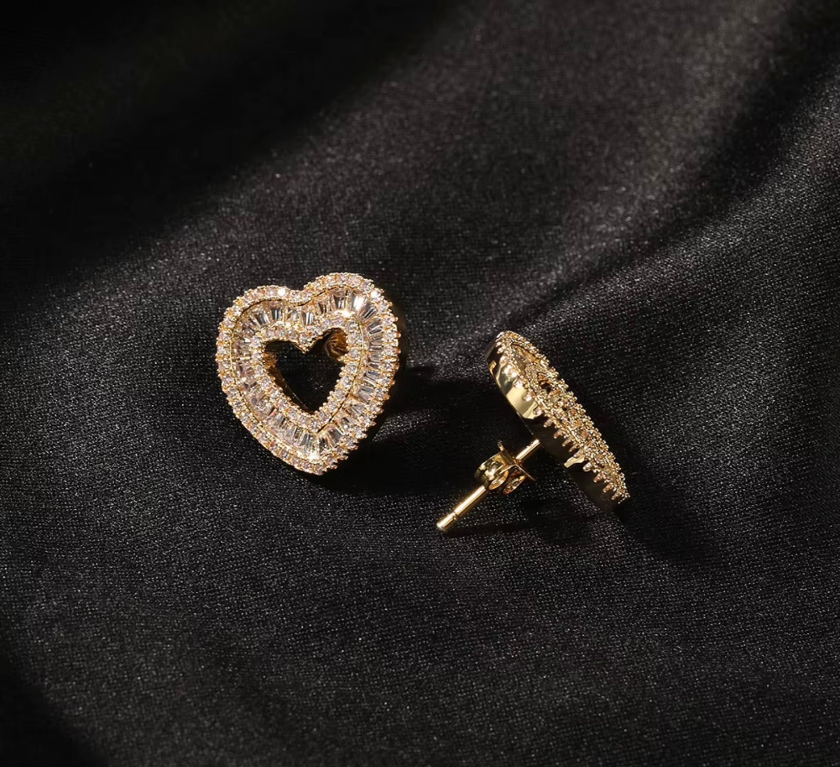 Heart On Ice Earring