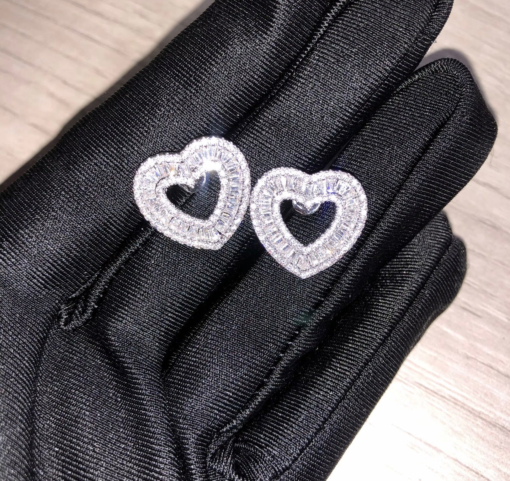 Heart On Ice Earring